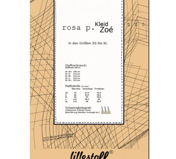 Papierschnittmuster - Kleid ZOE - Damen- Lillestoff